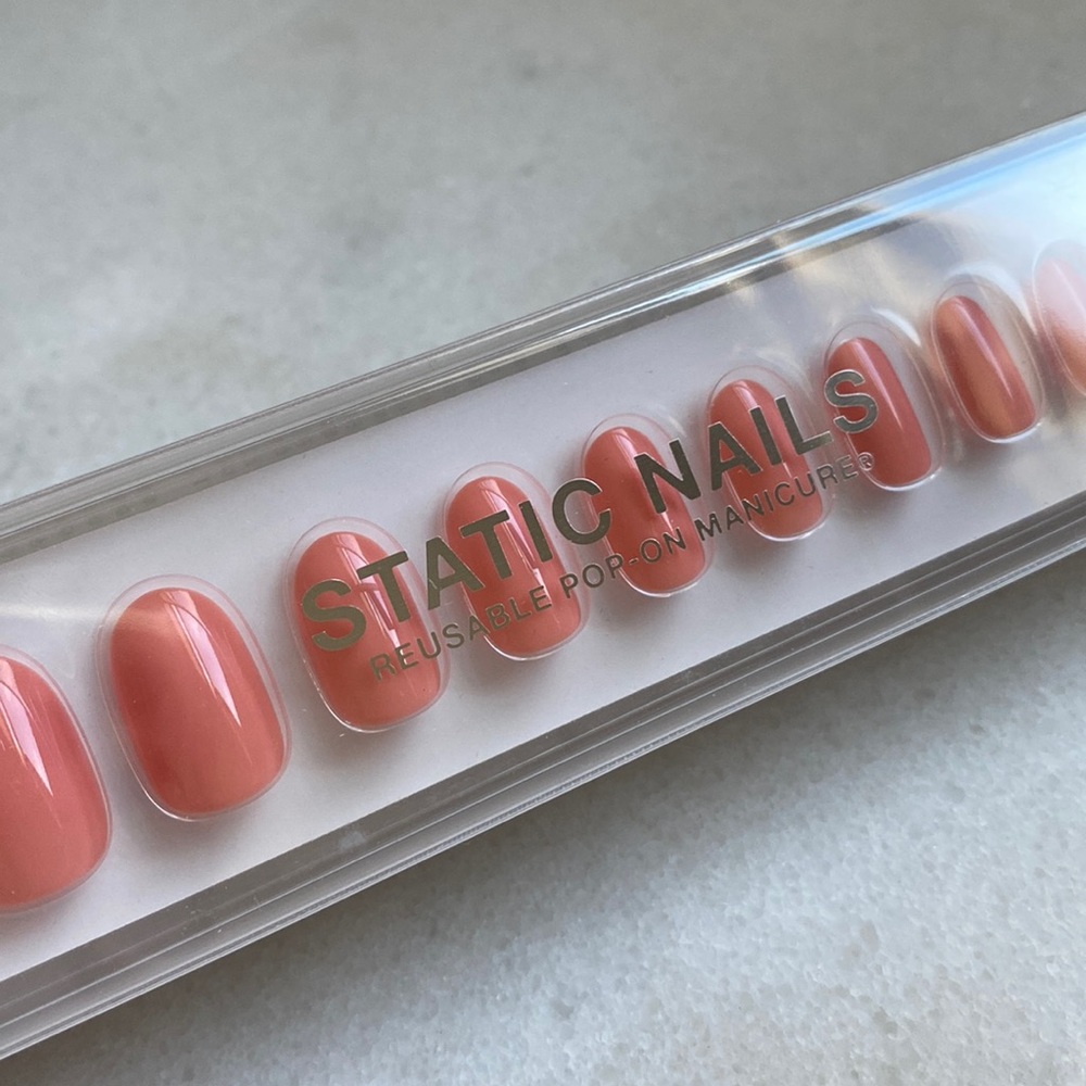 NEW Static Nails Press On Nails — Hot Girl Summer round